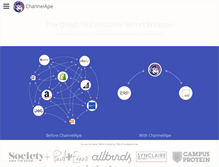 Tablet Screenshot of channelape.com